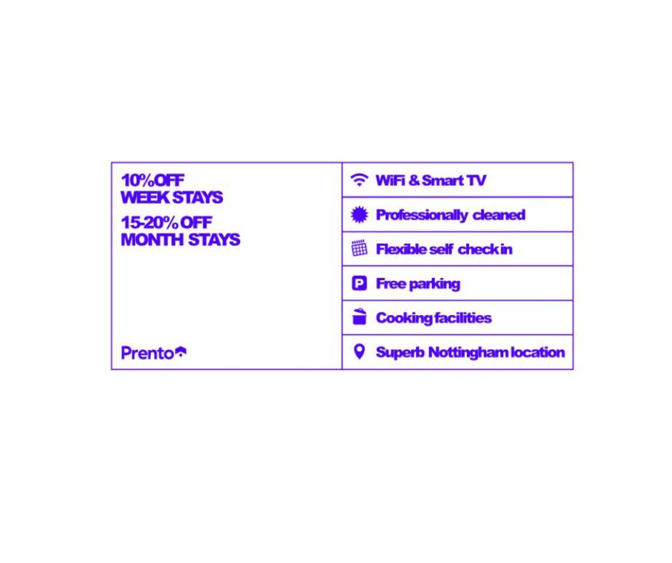 3 Bedroom House - Well Presented - Spacious - Flexible Check In - Free Parking Nottingham Esterno foto
